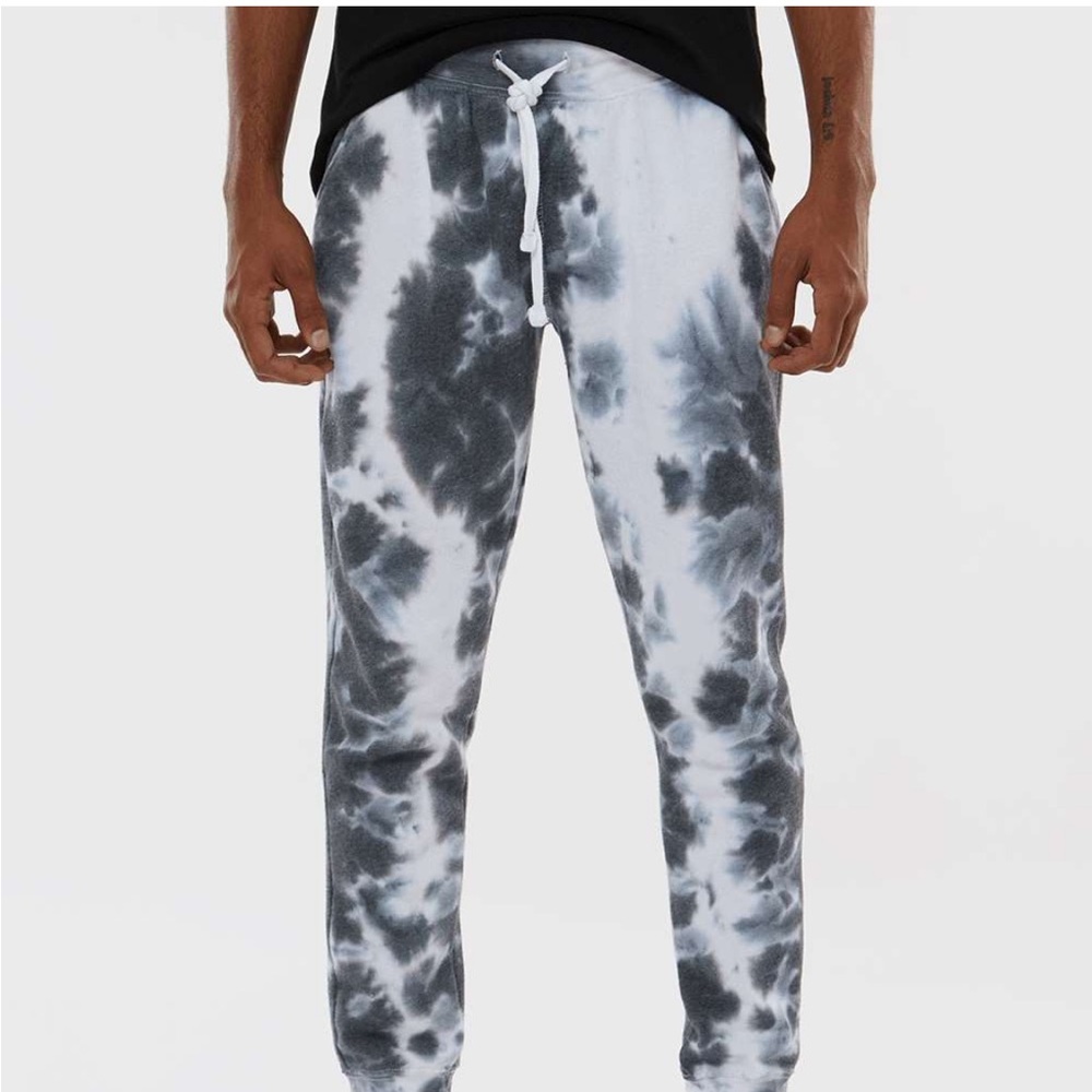 new • j. america tie-dyed fleece joggers